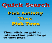 Quick Search - Pick Activity then Pick Town